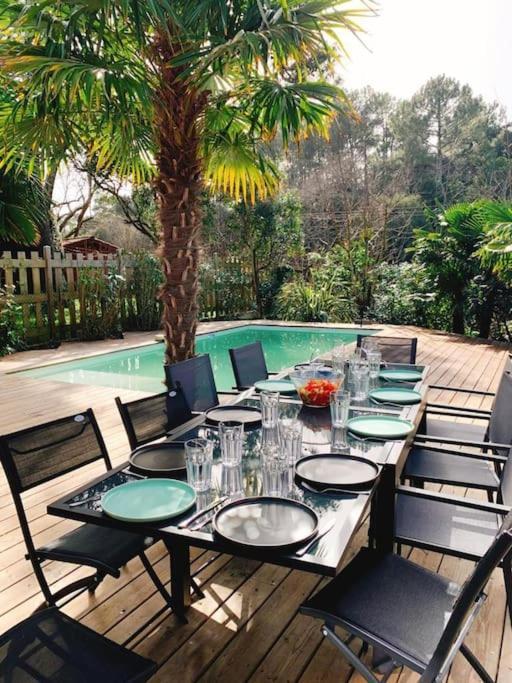 Villa Arcachon 12 Pers Avec Piscine Chauffee 1 Mai Au 30 Sept Extérieur photo